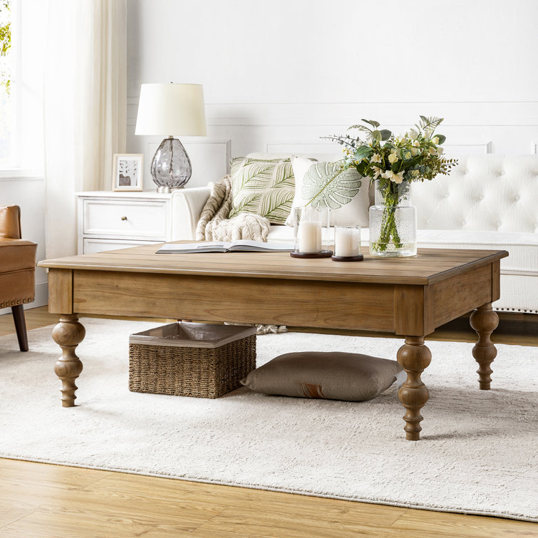 Aristidh Rectangular Coffee Table with Storage Shelf Aristidh Rectangular Coffee Table with Storage Shelf
